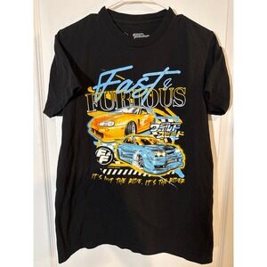 Fast & Furious Movie T Shirt Universal Studios Cars Graphic Tee Men's